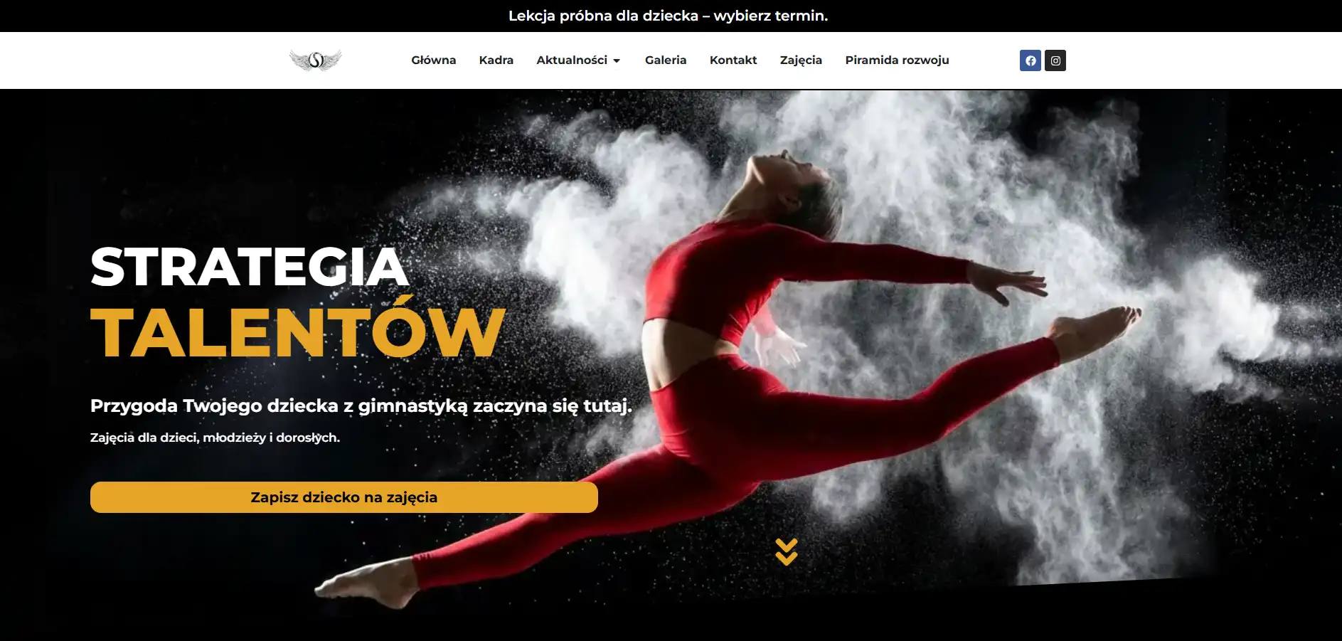 Podstrona o stronach internetowych WordPress przygotowana pod SEO