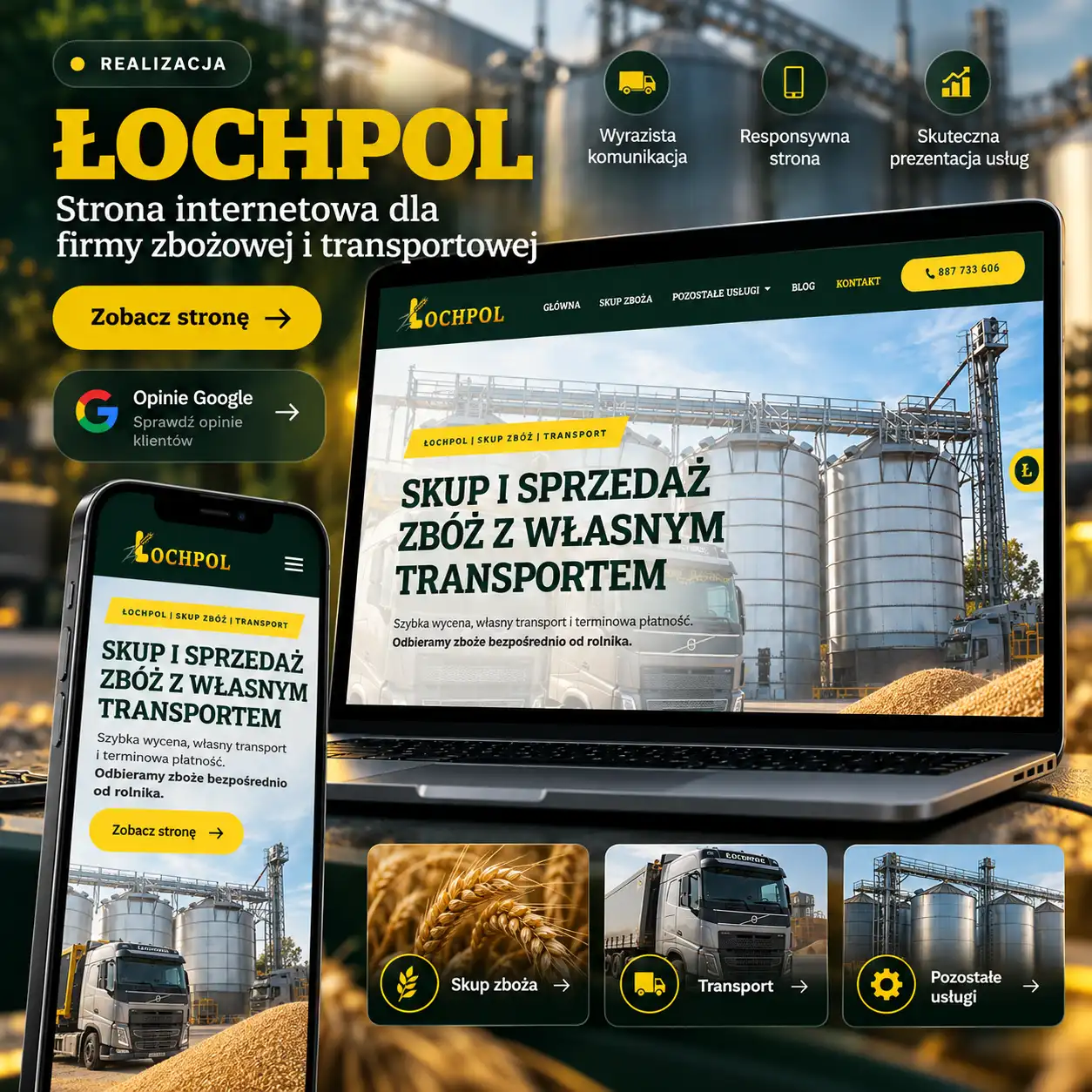 Realizacja strony ŁOCHPOL